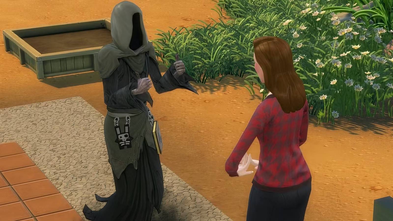 the sims 4 grim reaper interaction