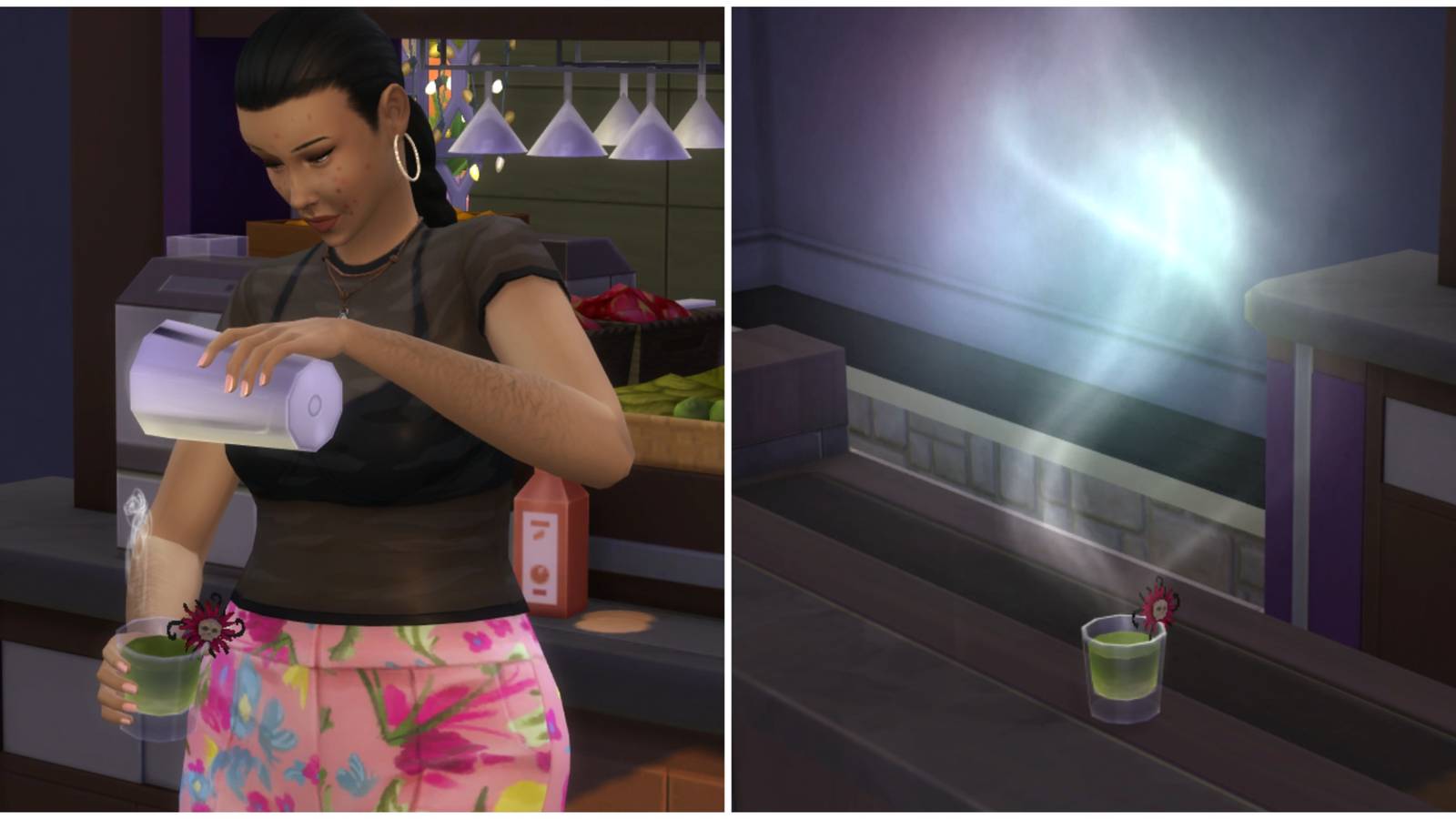 the sims 4 spectral spritzer drink