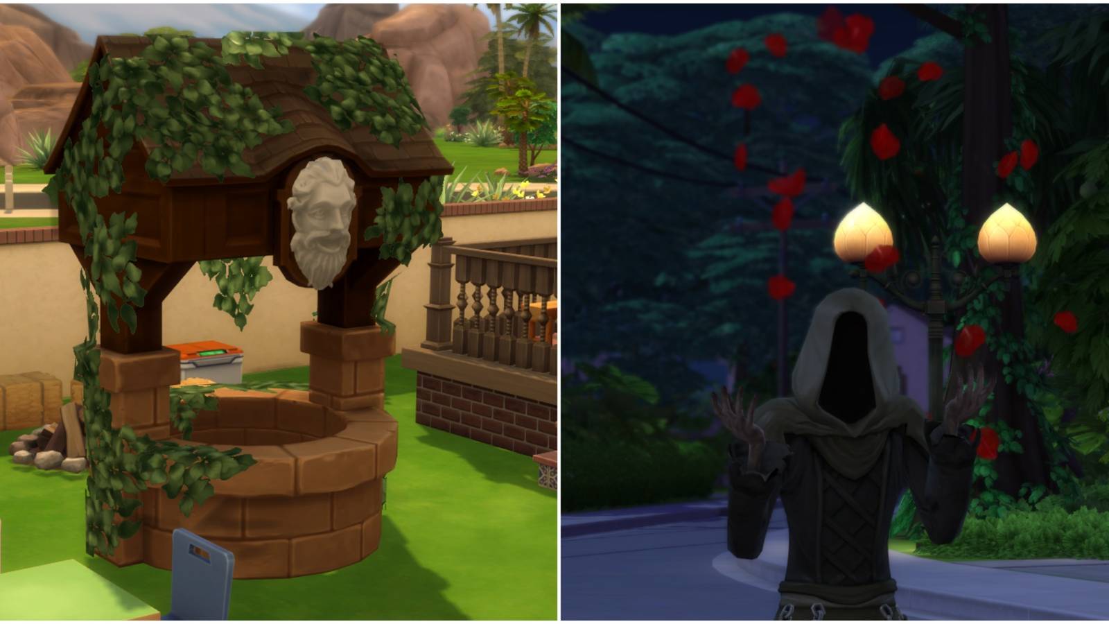 the sims 4 wishing well grim reaper