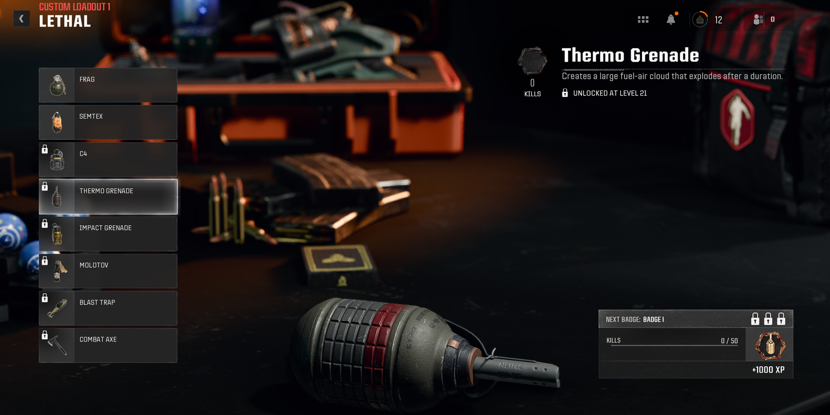 thermo grenade