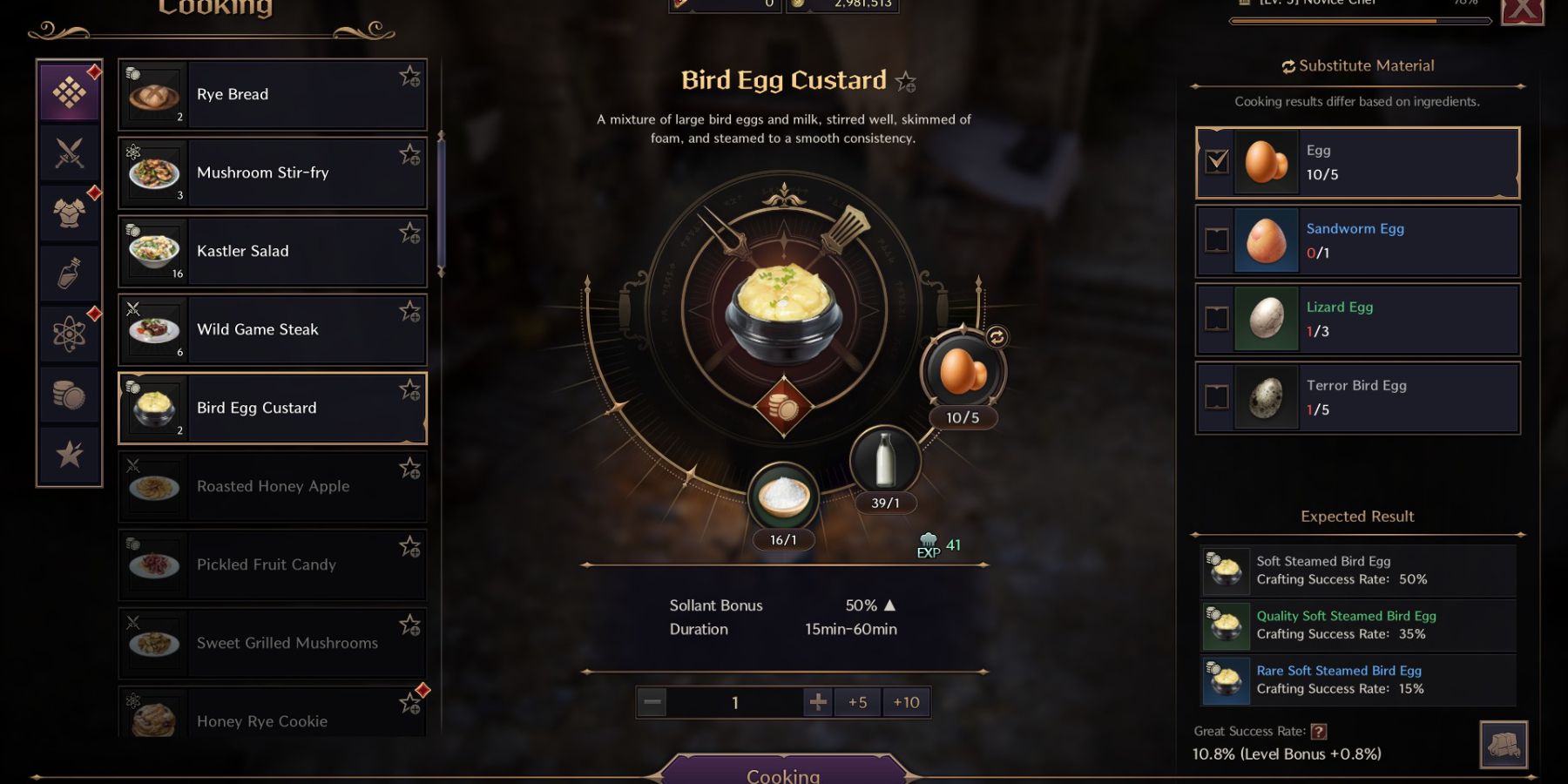 The Best Cooking Recipes In Throne And Liberty