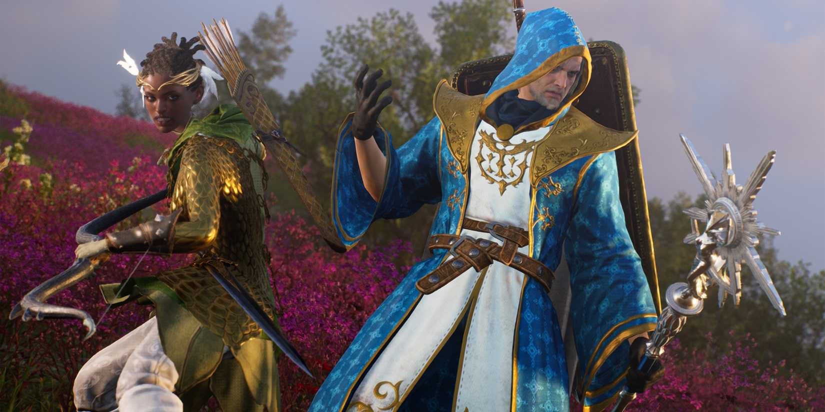 Throne and Liberty Character Wielding Staff