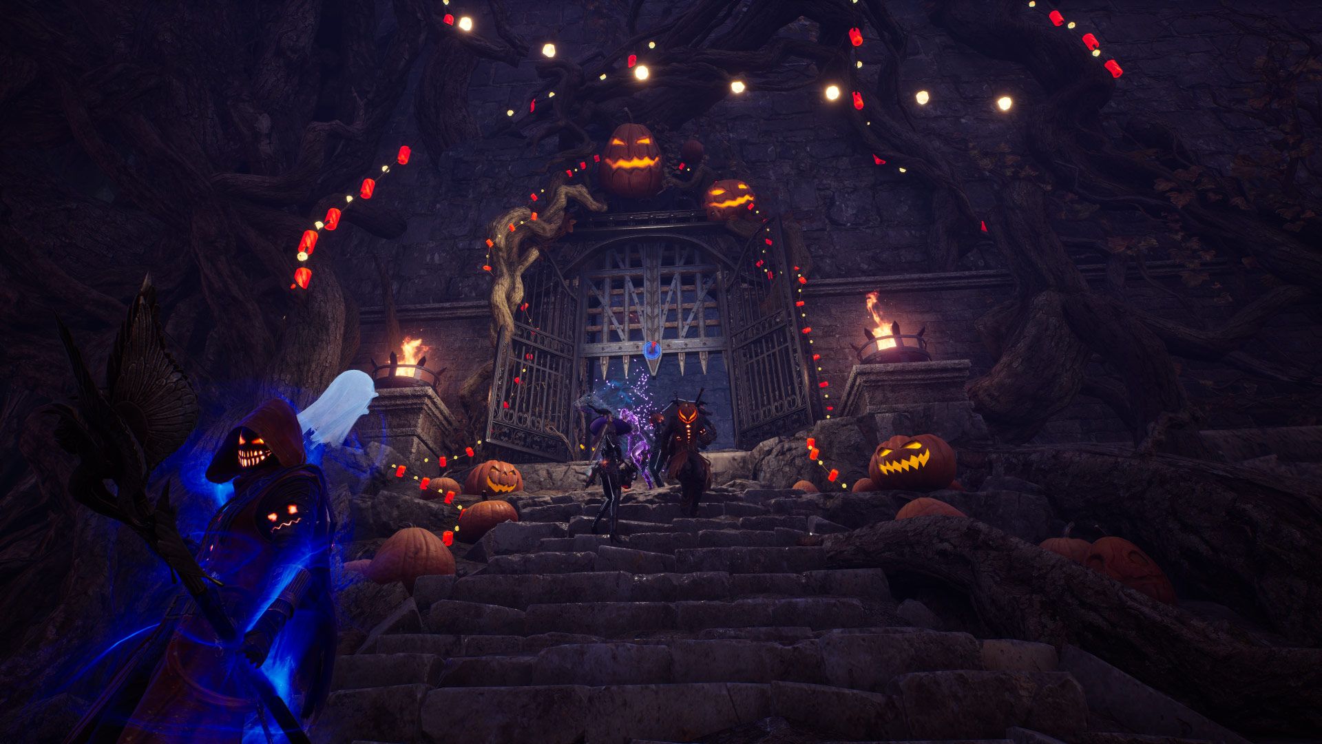 throne and liberty announces halloween event haunted harvest