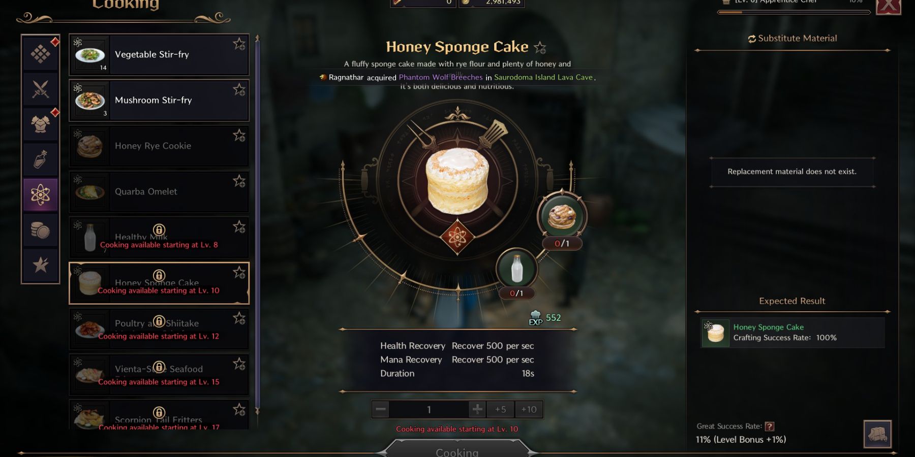 The Best Cooking Recipes In Throne And Liberty