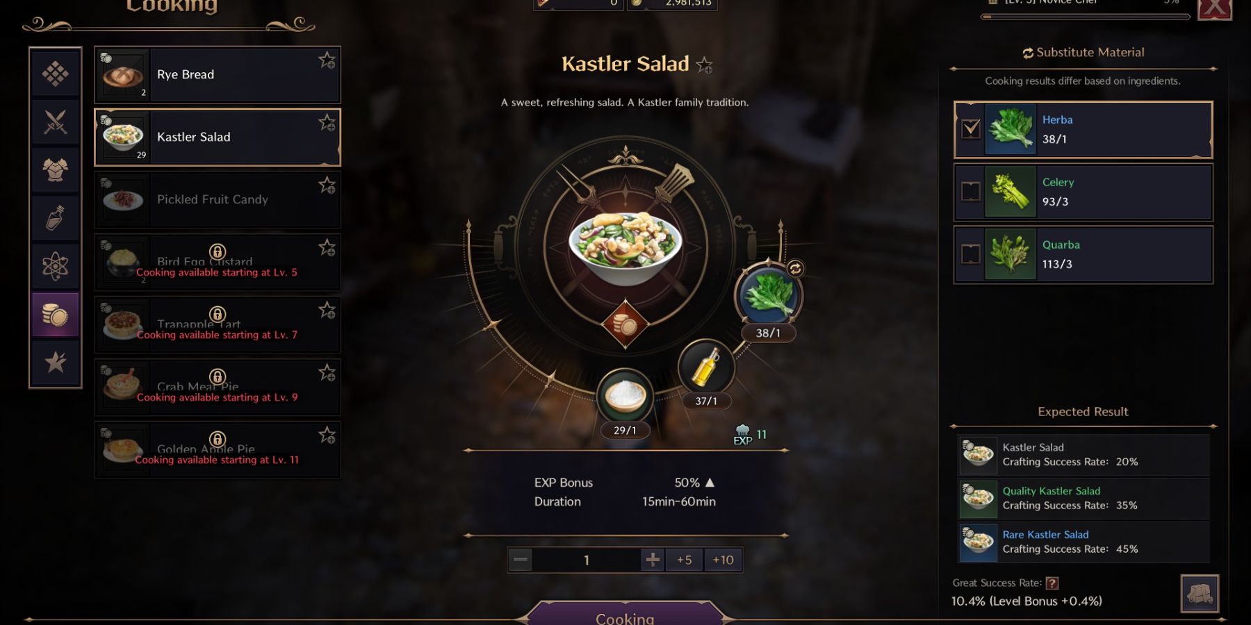 The Best Cooking Recipes In Throne And Liberty