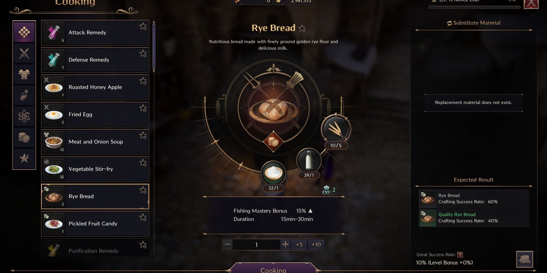 The Best Cooking Recipes In Throne And Liberty