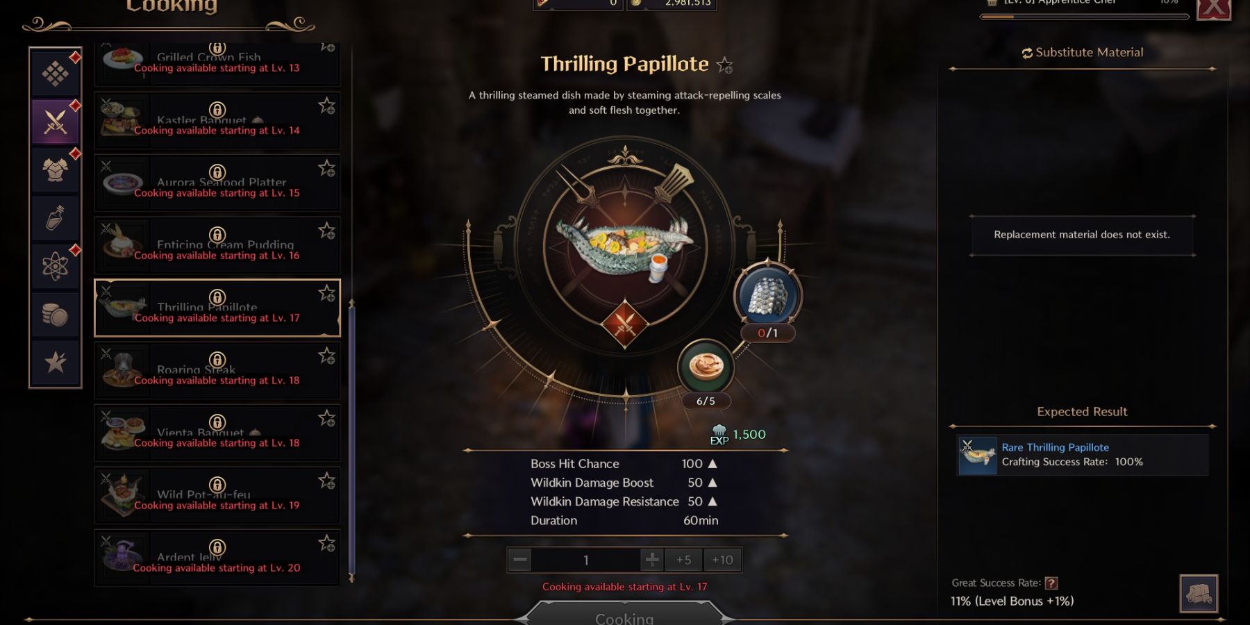 The Best Cooking Recipes In Throne And Liberty