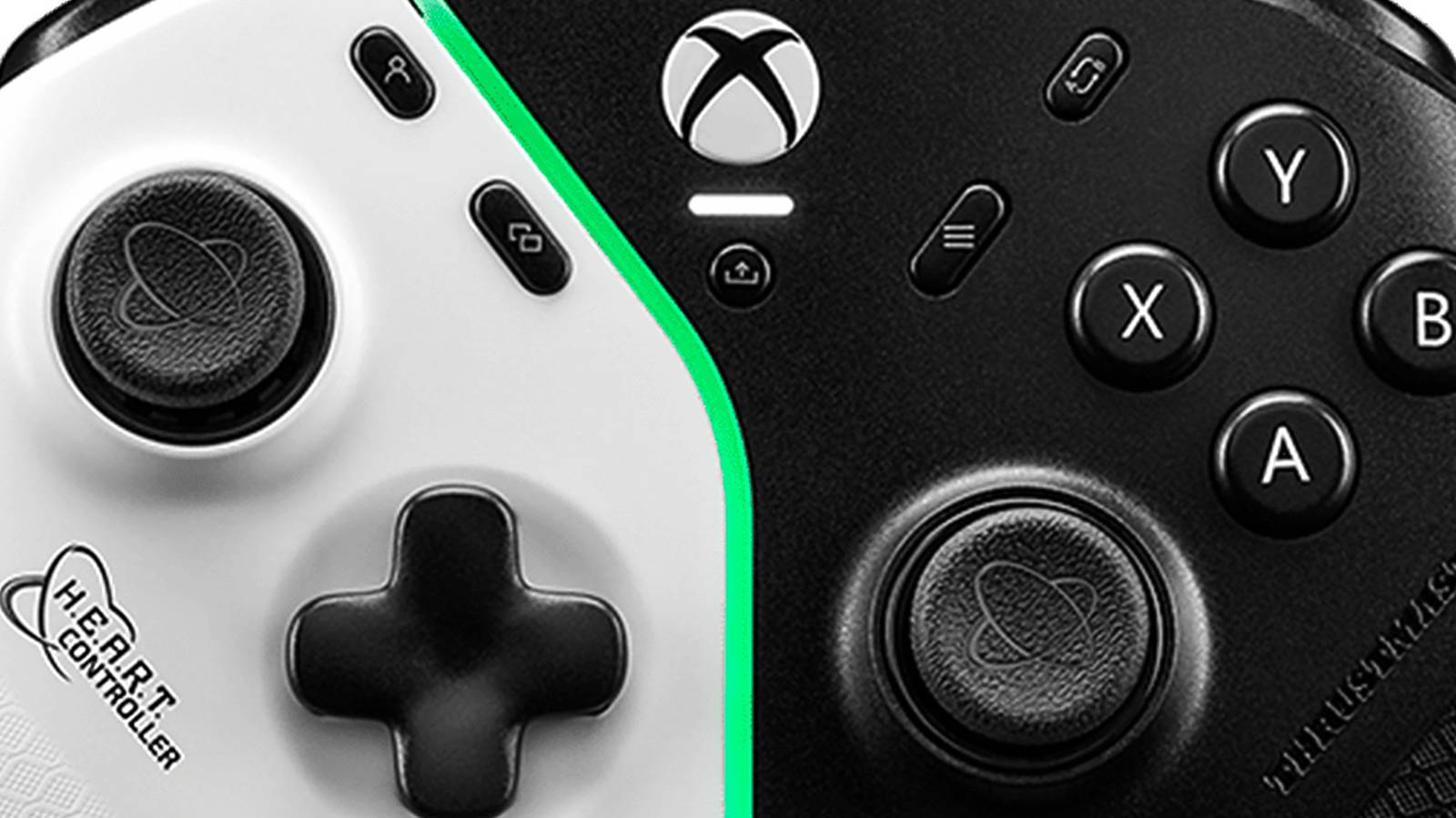 Thrustmaster Heart controller close-up 2x1 crop