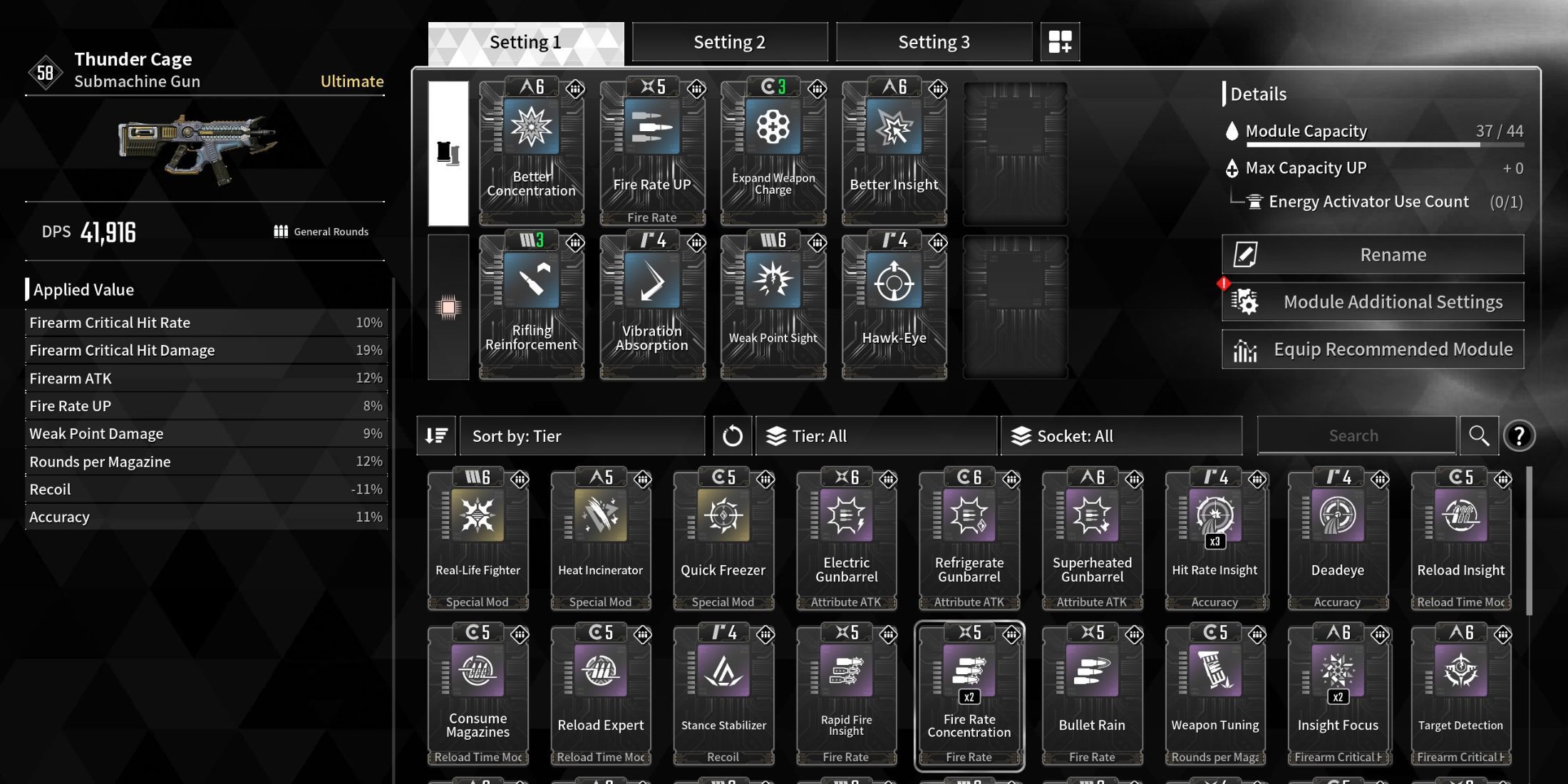 Thunder Cage Build in The First Descendant