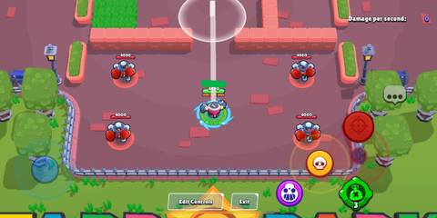 Tick aiming his attack in Brawl Stars