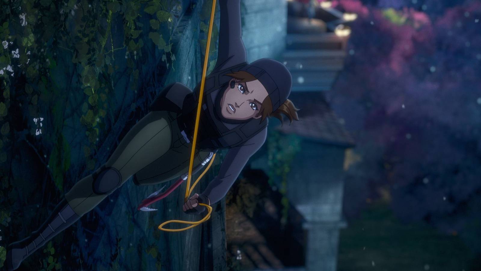 Lara Croft in Tomb Raider: The Legend of Lara Croft on Netflix