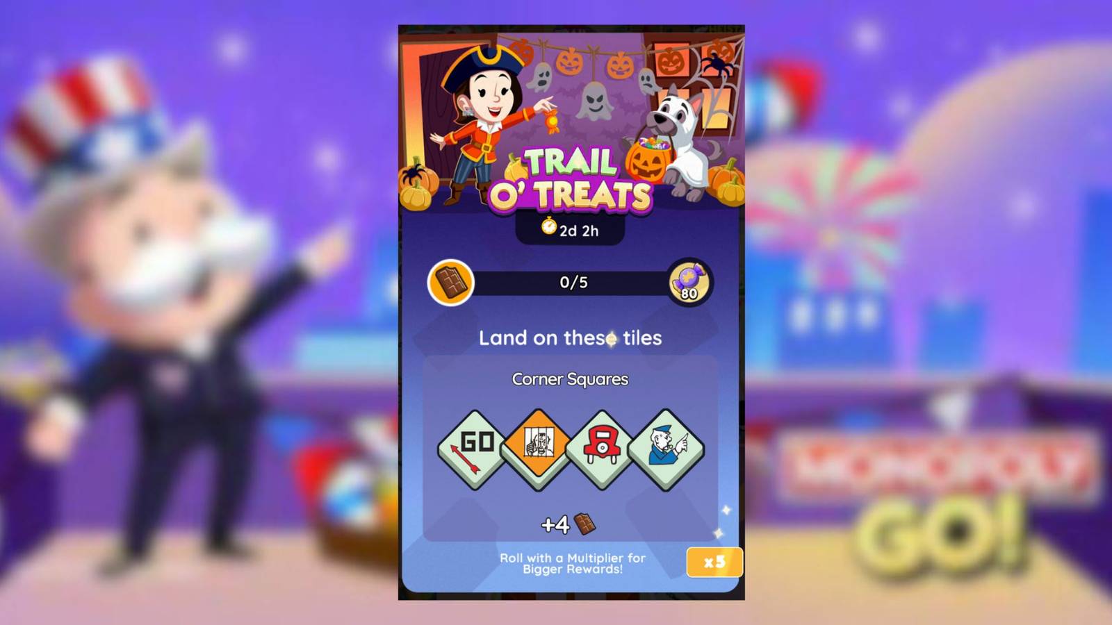 trail o treats monopoly go
