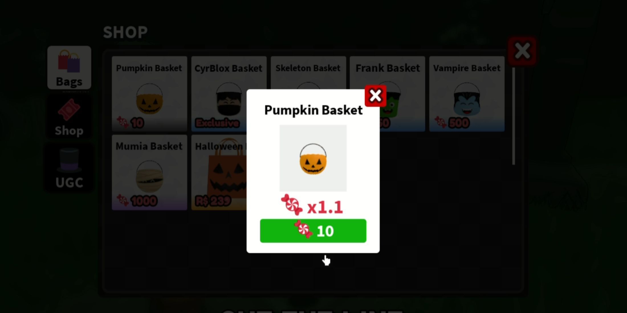 Roblox Trick or Treat Codes