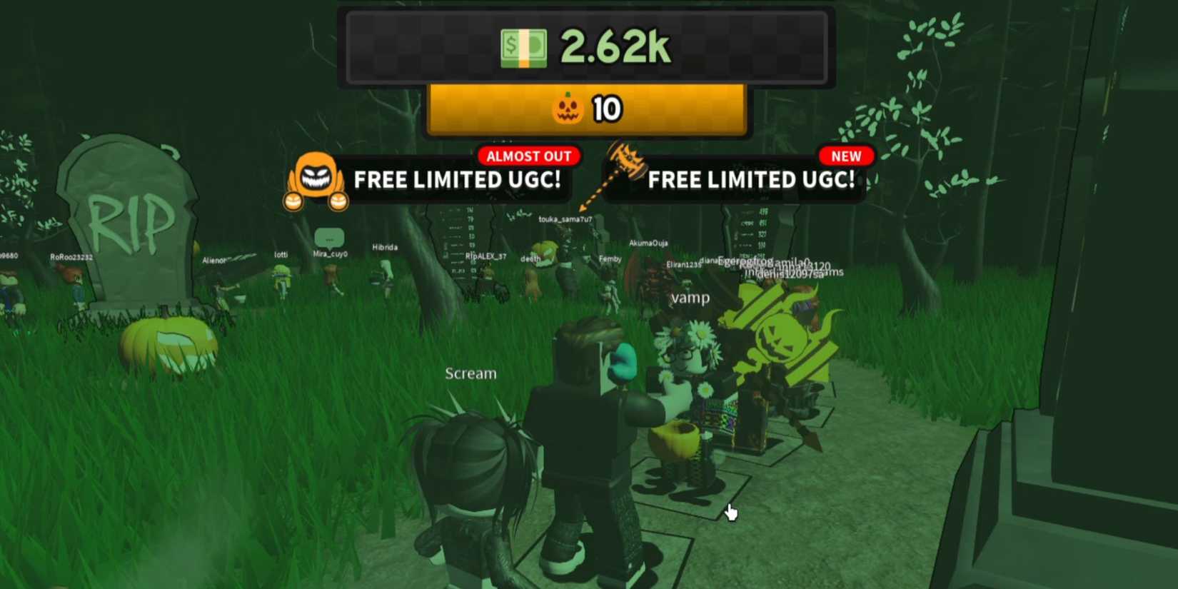 Trick or Treat players