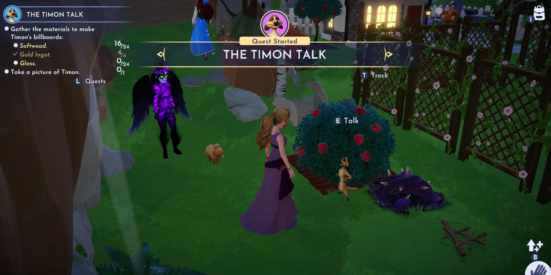 The Timon Talk Quest In DDV - Disney Dreamlight Valley