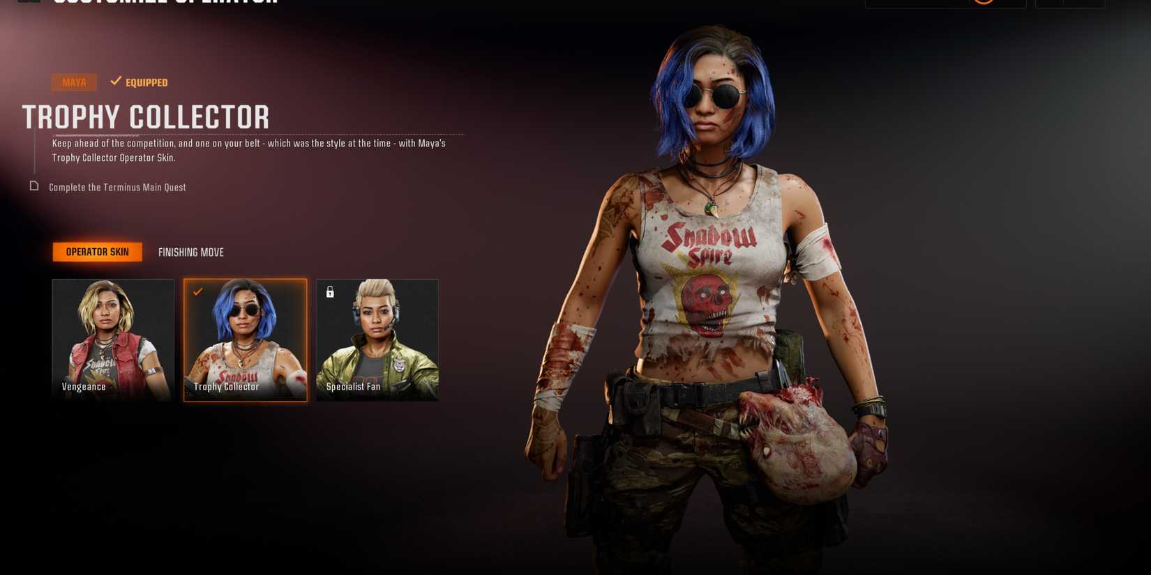 trophy collector maya