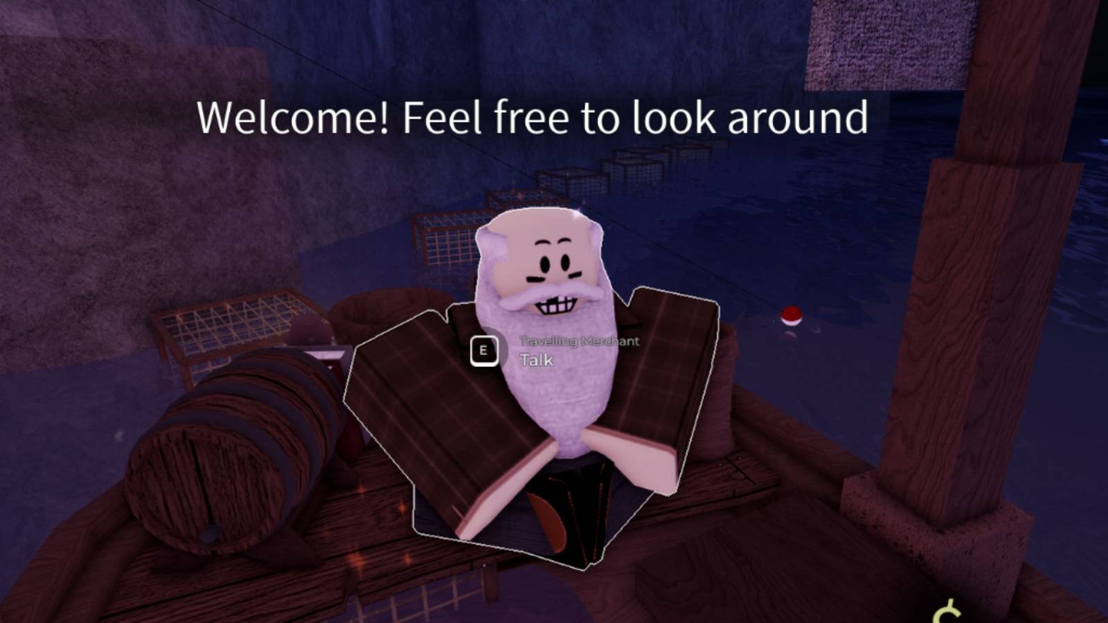 Fisch Traveling Merchant NPC