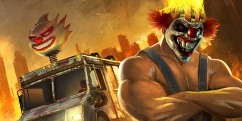 Needles Kane with the Sweet Tooth truck in Twisted Metal 2012