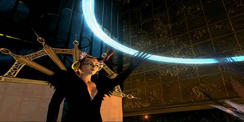 edea stopping a bullet in mid air