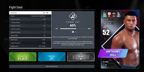 Undisputed Fight negotiate a fight