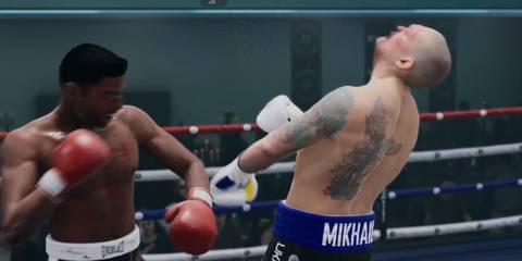 Undisputed Floyd Patterson catches Usyk with a hard shot