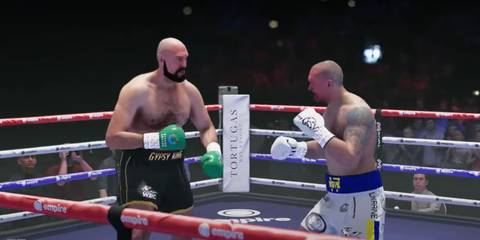 Undisputed Tyson Fury switching between stances