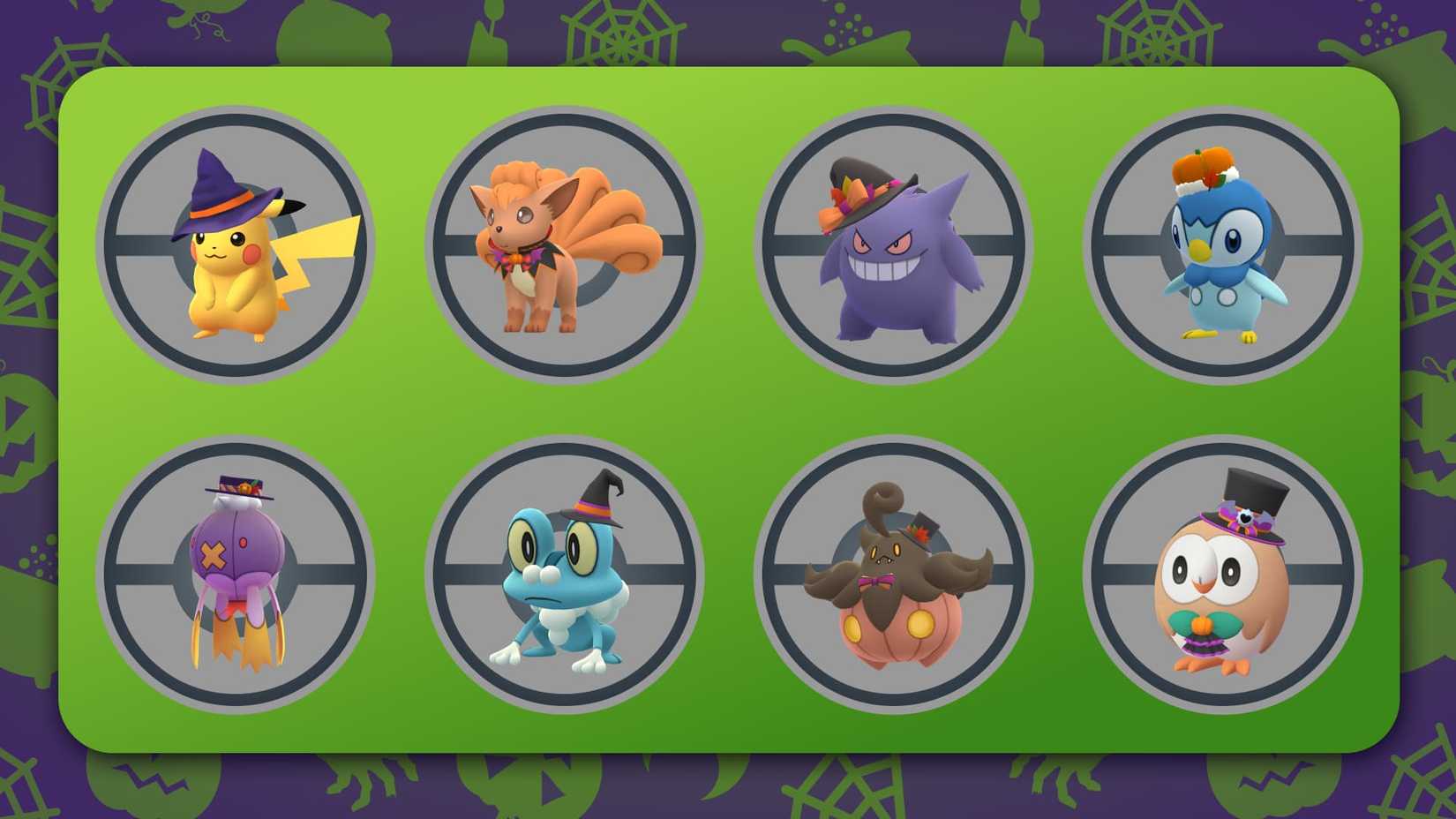 pokemon go halloween part 1 event costume pokemon