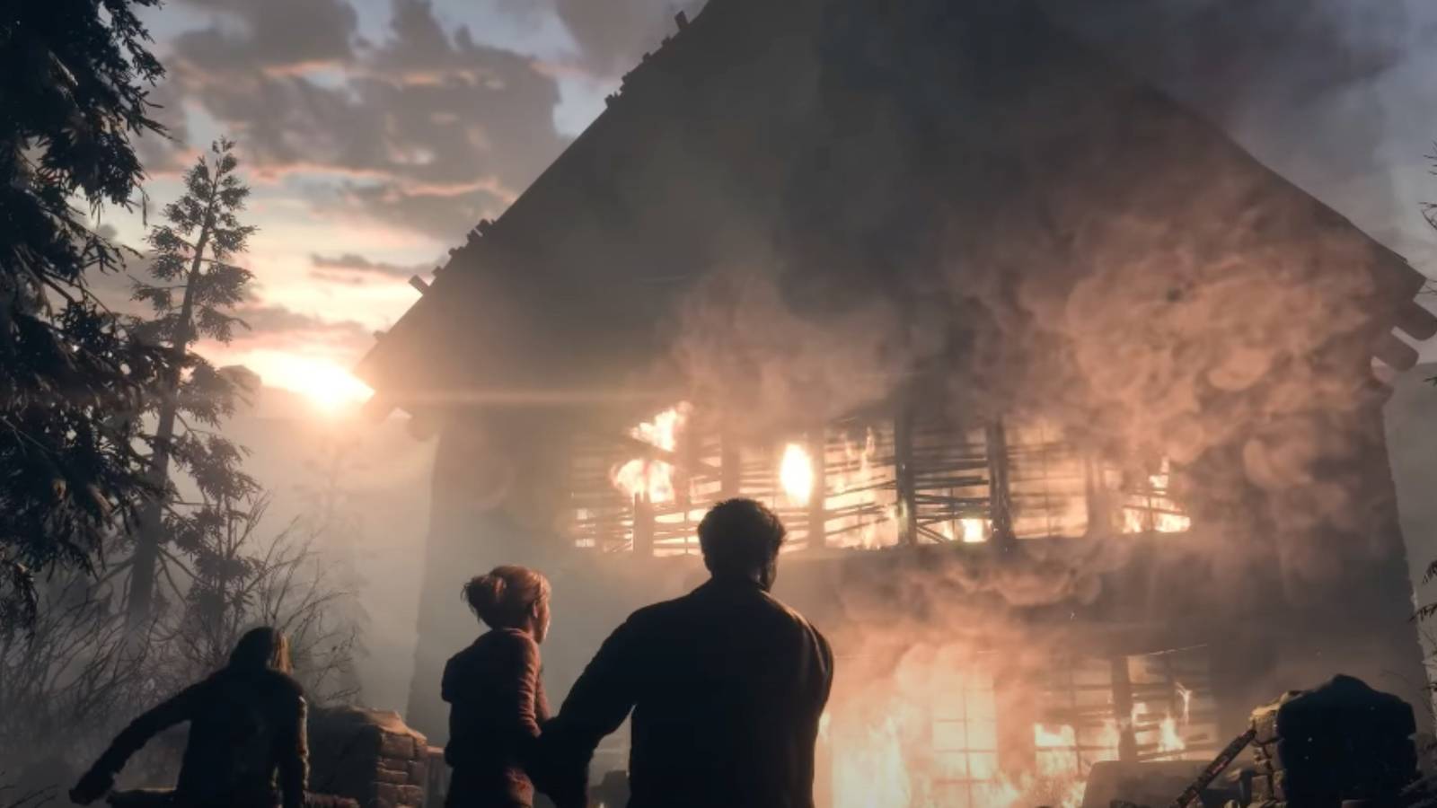 The Washington lodge set ablaze with Sam, Mike, Ashley, and Emily out front