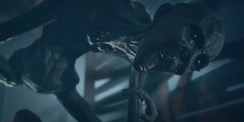 The Wendigo about to attack Matt in the mines