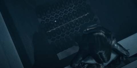 Emily about to fall into the grinder in Until Dawn