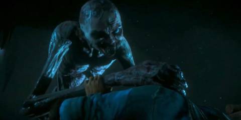 The Wendigo crushing Josh's head