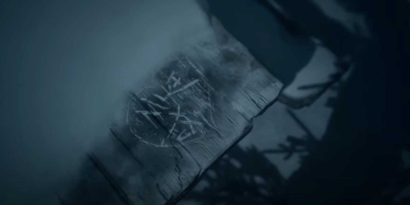 Mike and Emily's initials carved into a bench