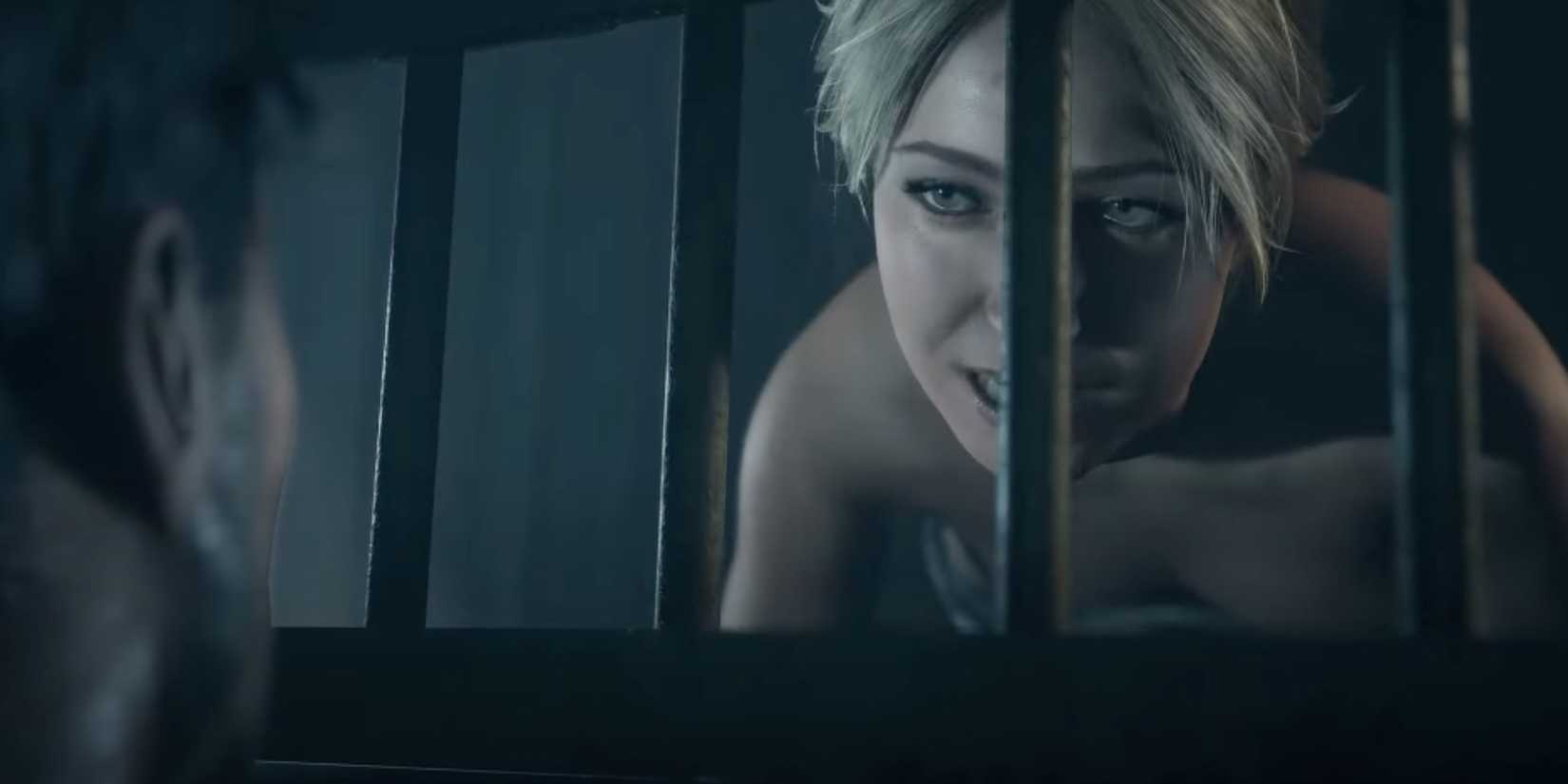 Sam speaking to Mike in the tunnels under the lodge