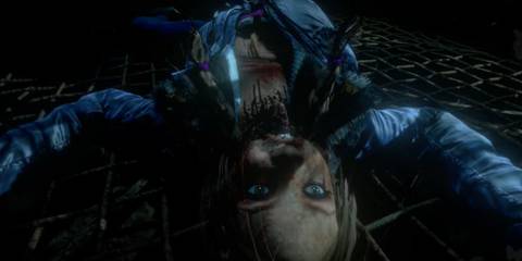 Jess's corpse with its jaw ripped off