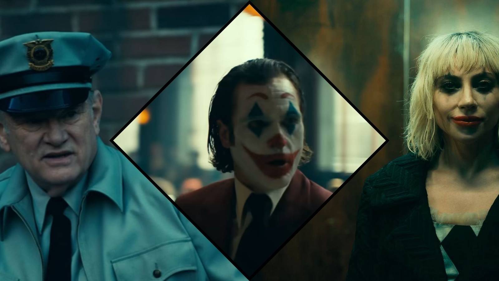 Guard, Joker and Harley Quinn