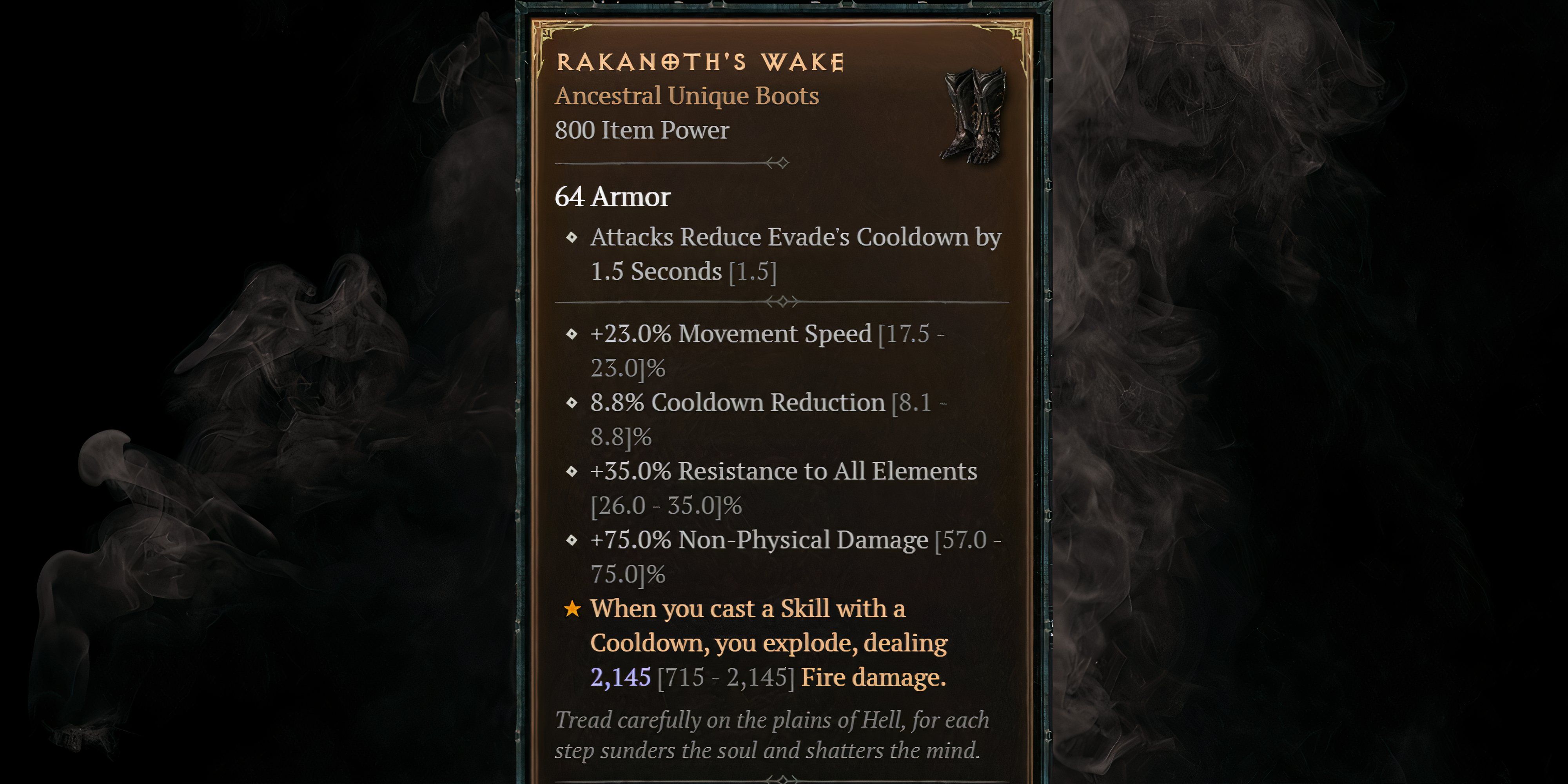 How To Get Rakanoth's Wake Unique In Diablo 4