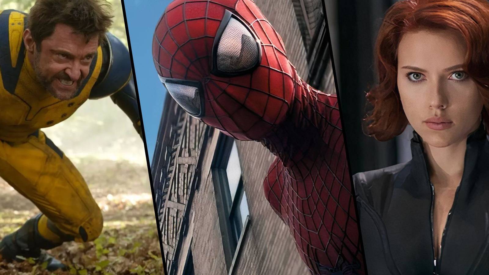 Wolverine, Spider-Man and Black Widow