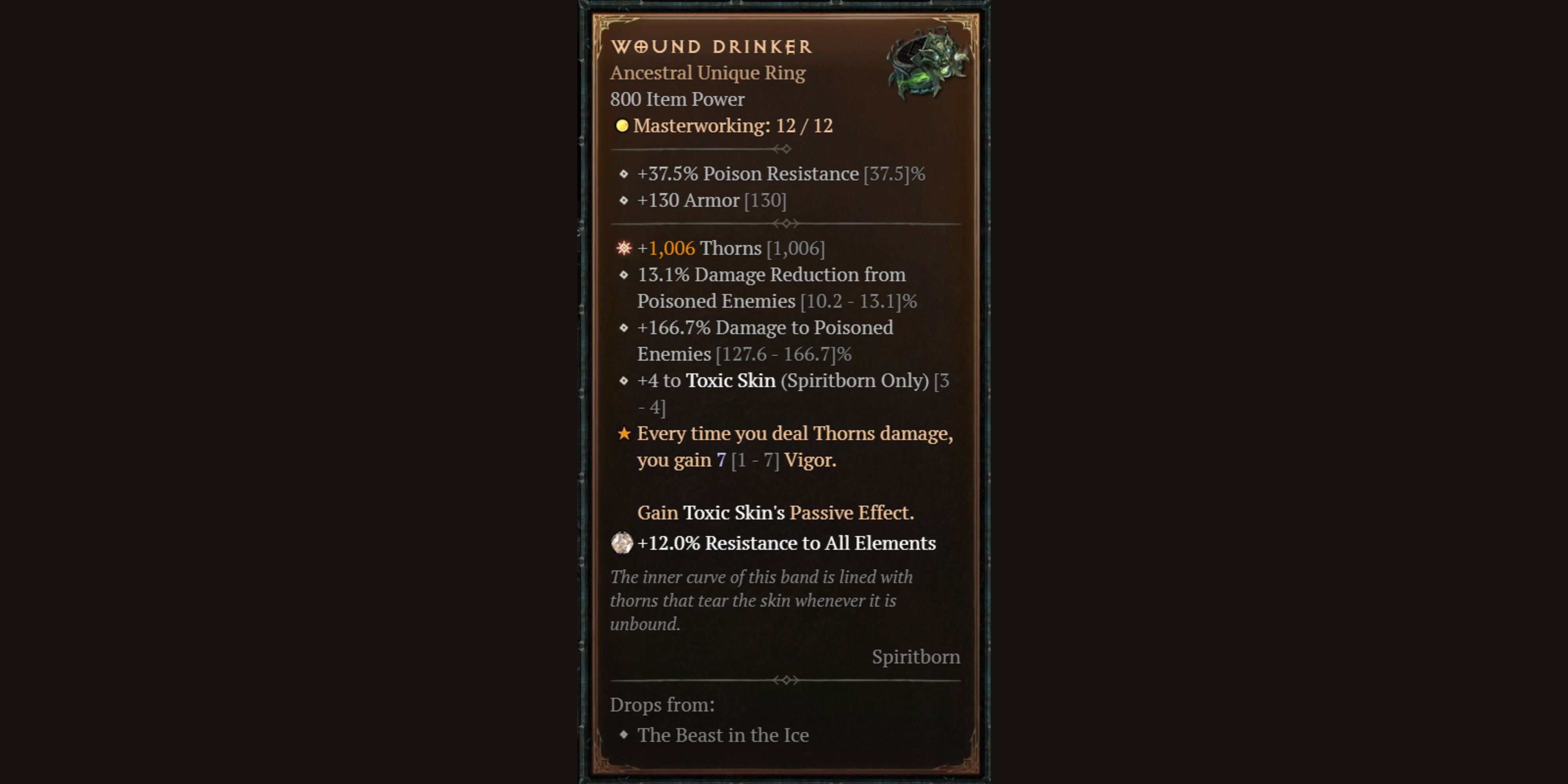 How To Get The Wound Drinker Unique in Diablo 4