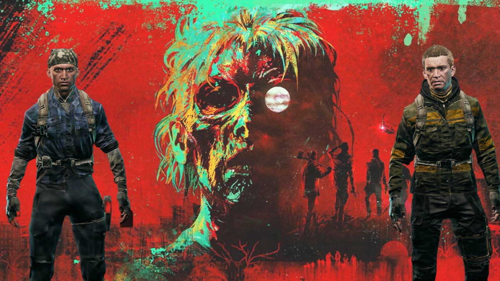 The title image for No More Room In Hell 2 and two characters