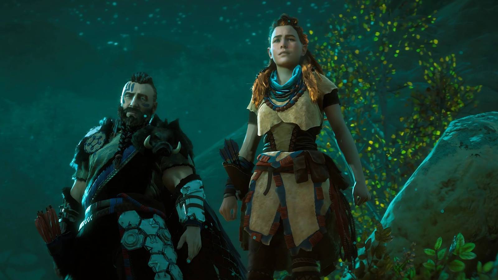 Rost and Aloy from Horizon: Zero Dawn