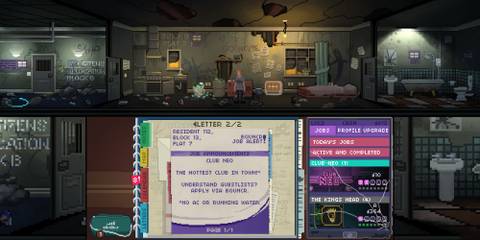 A player in their apartment in Not Tonight