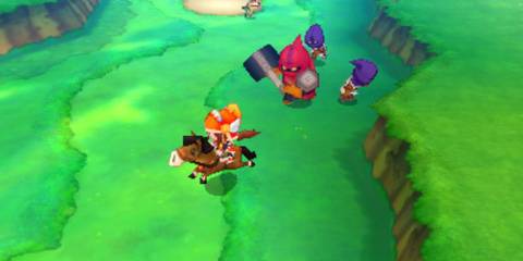 A player on a horse in Fantasy Life