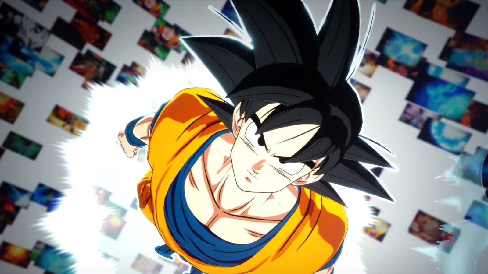 A screenshot from Goku's saga of Episode Battles, which is the first that players can access