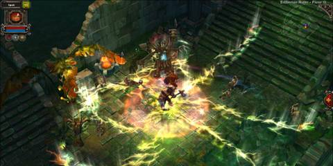 A attack in Torchlight that attacks everything