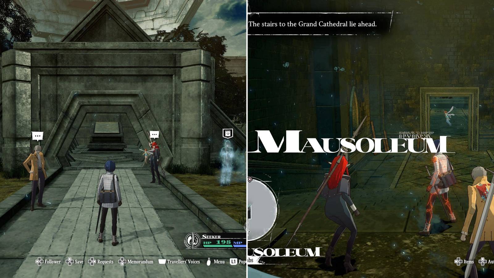 The Party Entering The Mausoleum 