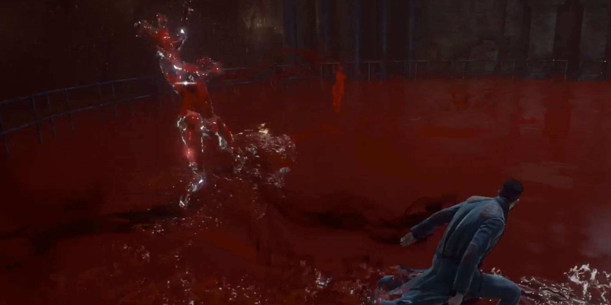 Jonathan Reid battling the Red Queen in Vampyr