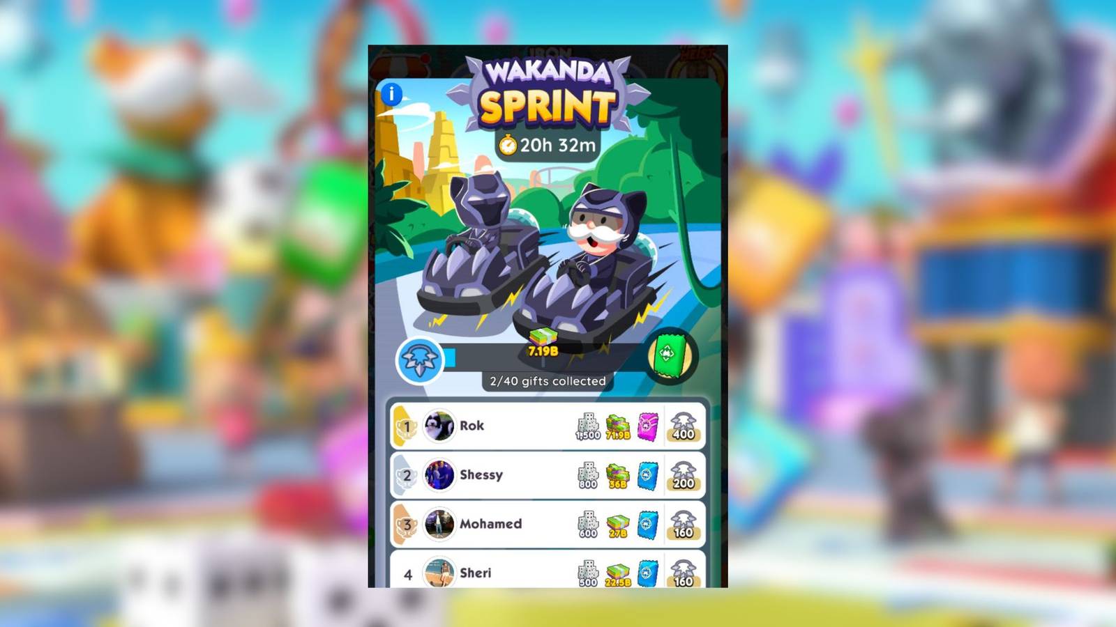 wakanda spirit monopoly go
