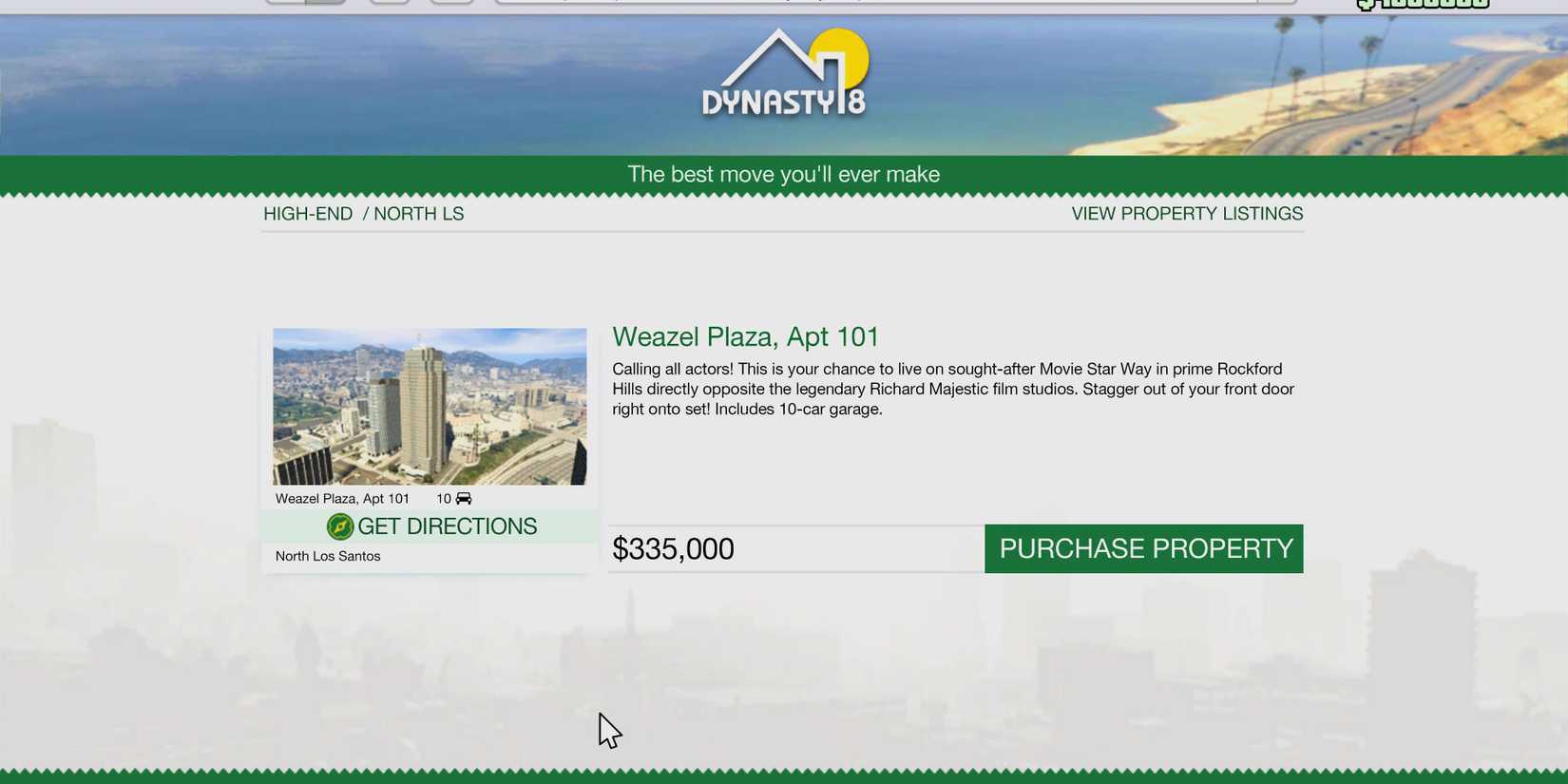 weazel plaza apt 101