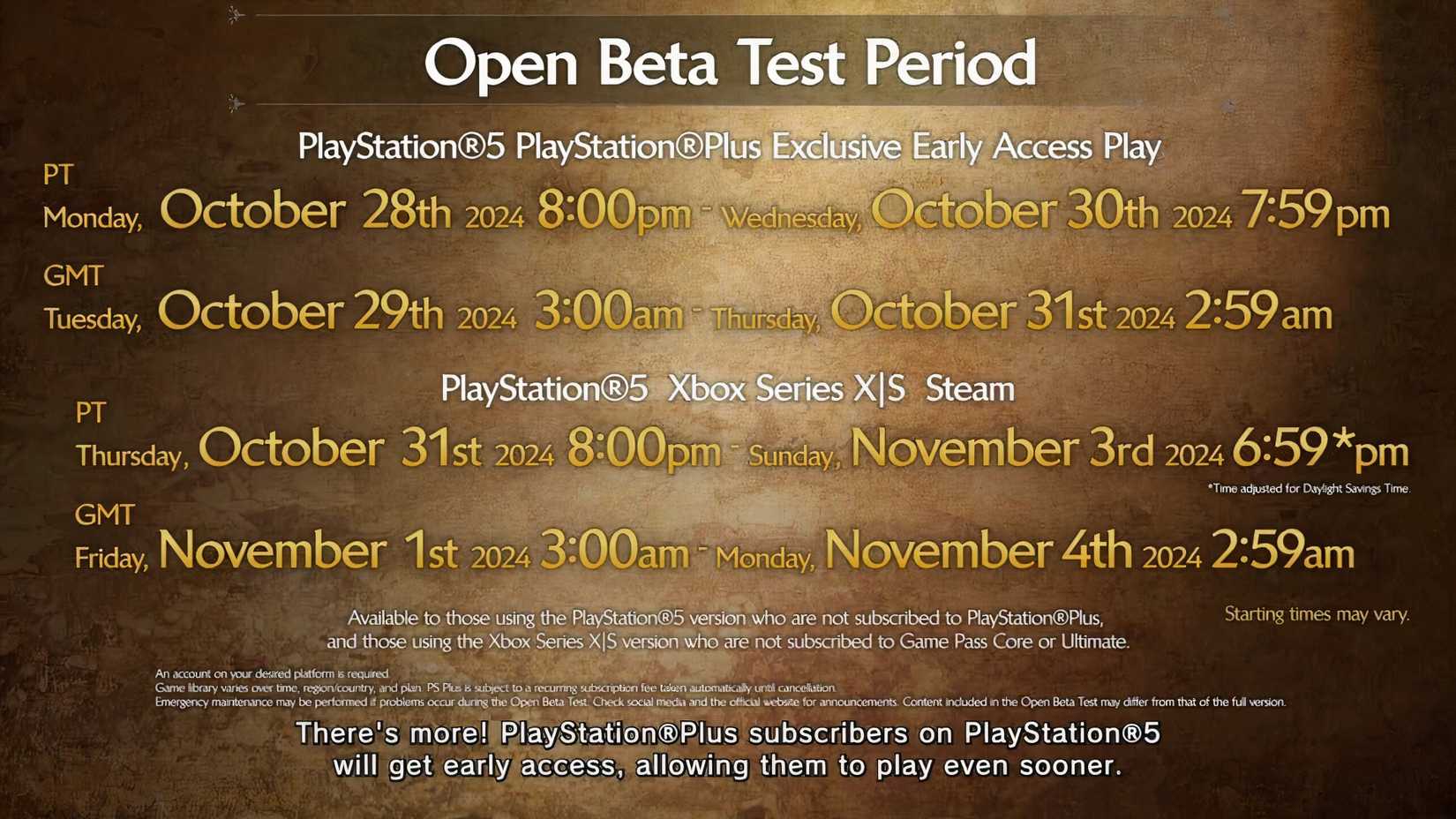 What Are The Start And End Timings For Monster Hunter Wilds Open Beta
