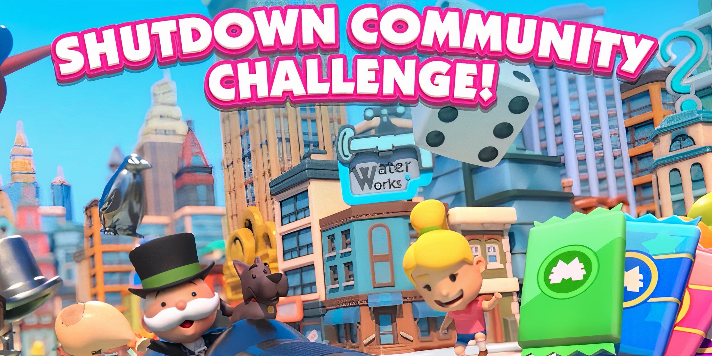 What is Shutdown Community Challenge in Monopoly GO